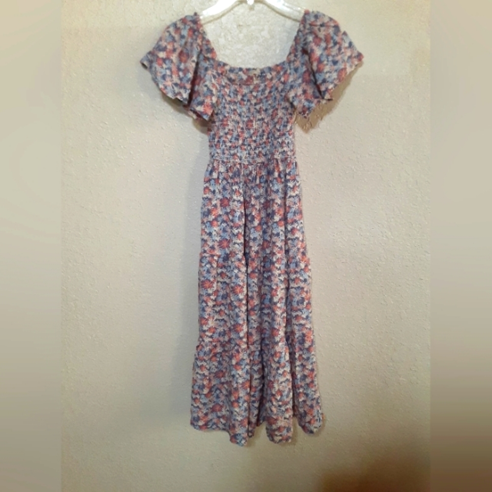 Girls multi colored floral dress